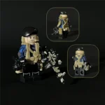 Captain Sergeant Commander Sweeper Irish Mercenary - Custom Printed Brick Block Figure