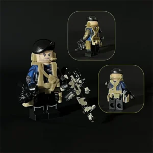 Minifigure – Captain Sergeant Commander Sweeper Irish Mercenary (LEGO Alternative) Minifigure – Captain Sergeant Commander Sweeper Irish Mercenary (LEGO Alternative)