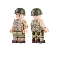 Minifigure – Captain of the U.S. Army 2nd Ranger Battalion during World War II (LEGO Compatible) Minifigure – Captain of the U.S. Army 2nd Ranger Battalion during World War II (LEGO Compatible)