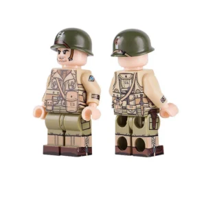 Minifigure – Captain of the U.S. Army 2nd Ranger Battalion during World War II (LEGO Compatible) Minifigure – Captain of the U.S. Army 2nd Ranger Battalion during World War II (LEGO Compatible)
