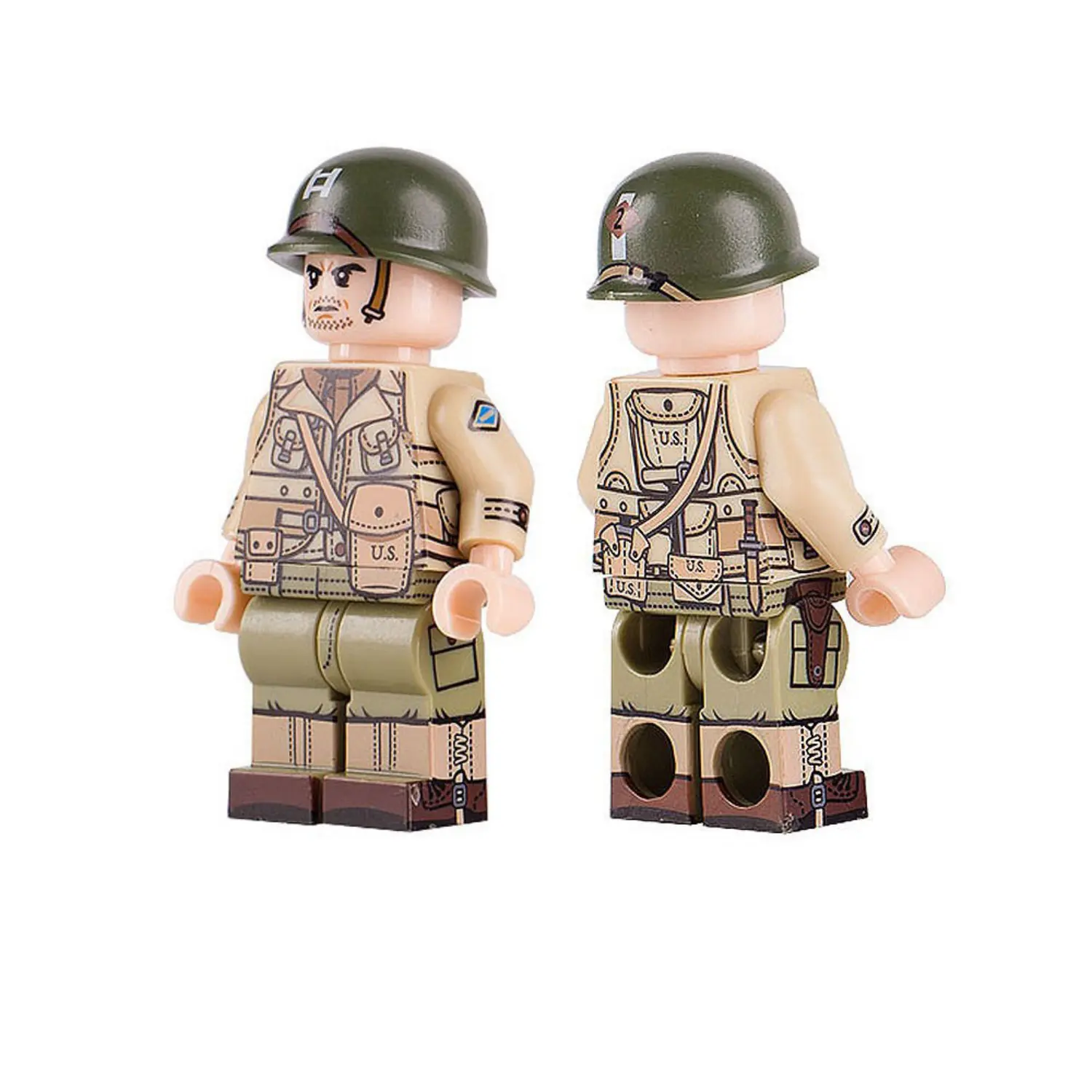 Minifigure – Captain of the U.S. Army 2nd Ranger Battalion during World War II (LEGO Compatible) Minifigure – Captain of the U.S. Army 2nd Ranger Battalion during World War II (LEGO Compatible)