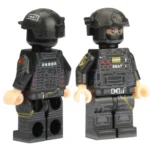 Chinese Lightning Assault Team SWAT unit member - Custom Printed Brick Block Figure