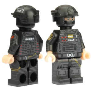 Minifigure – Chinese Lightning Assault Team SWAT unit member (LEGO Alternative) Minifigure – Chinese Lightning Assault Team SWAT unit member (LEGO Alternative)