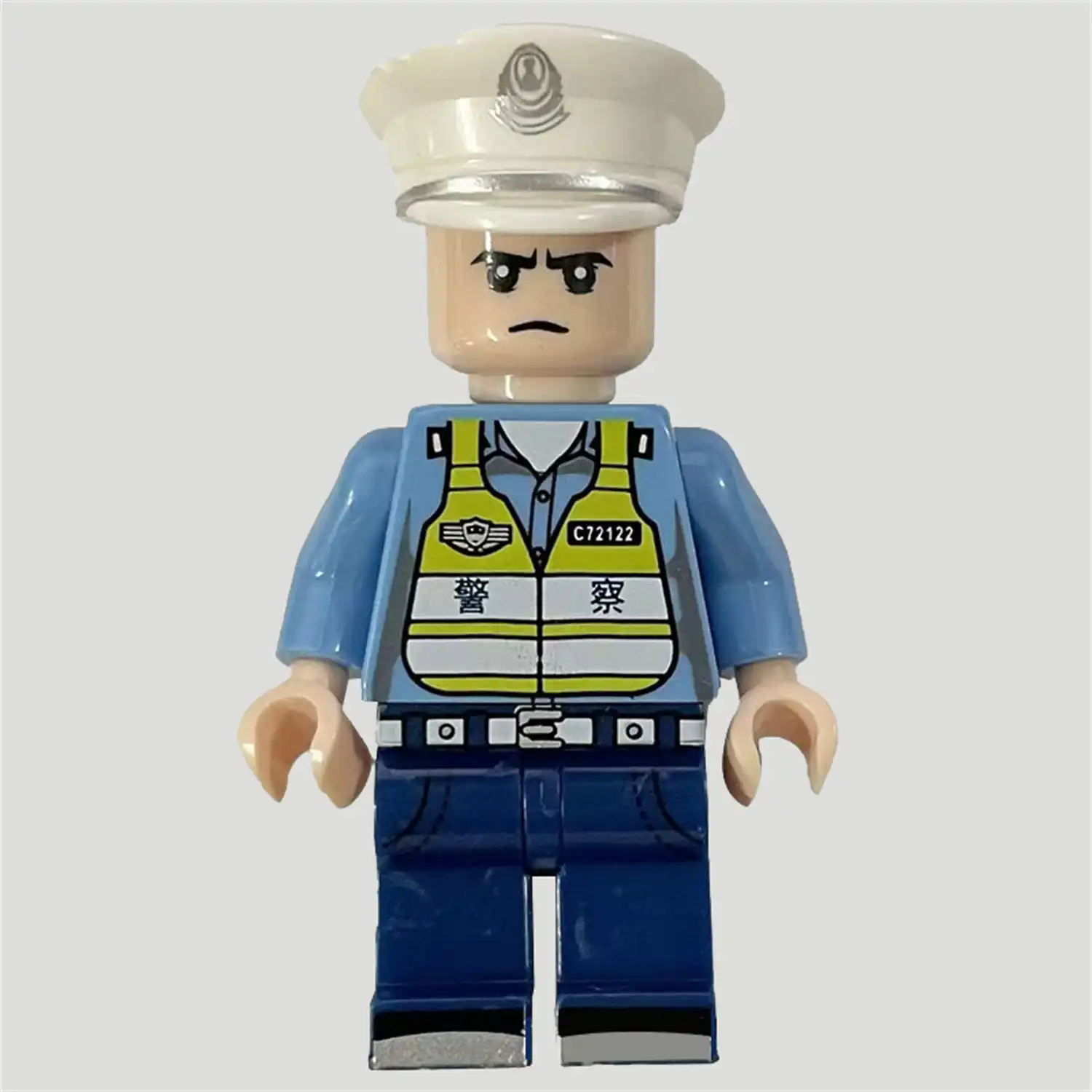 Minifigure – Chinese Traffic Police Officer (LEGO Alternative)