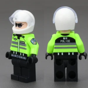 Minifigure – Chinese motorcycle police officer (LEGO Alternative) Minifigure – Chinese motorcycle police officer (LEGO Alternative)