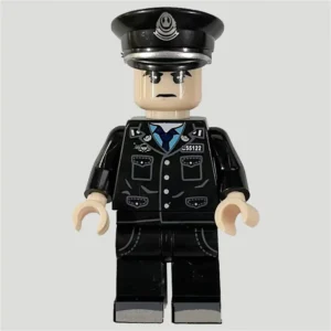 Minifigure – Chinese police officer black (LEGO Alternative) Minifigure – Chinese police officer black (LEGO Alternative)