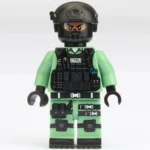 Counter Terrorism Response Unit CTRU of the Hong Kong Police Force - Custom Printed Brick Block Figure