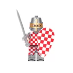 Croatian Knight - Custom Printed Brick Block Figure
