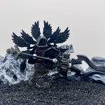 Eight Winged Abyss War God Demon equipped with a Demon Hunting Spear - Custom Printed Brick Block Figure