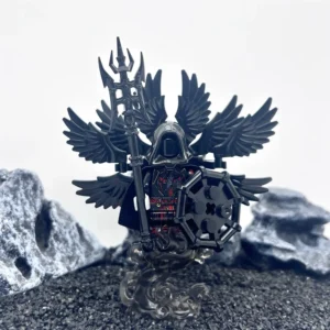 Minifigure – Eight Winged Abyss War God Demon with polearm spear and black base (LEGO Alternative) Minifigure – Eight Winged Abyss War God Demon with polearm spear and black base (LEGO Alternative)