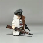 Erwin Rommel Desert Fox German Field Marshal general officer from World War II - Custom Printed Brick Block Figure