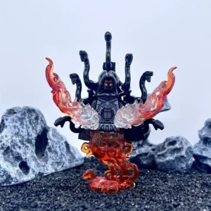 Minifigure – Flame Fiery Demon Snake Master Serpent Lord (LEGO Alternative) Minifigure – Flame Fiery Demon Snake Master Serpent Lord (LEGO Alternative)