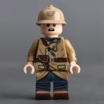 French Army Lieutenant from WWI early WWII - Custom Printed Brick Block Figure