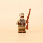 German Afrikakorps (DAK) infantryman from the North African Campaign of World War II - Custom Printed Brick Block Figure