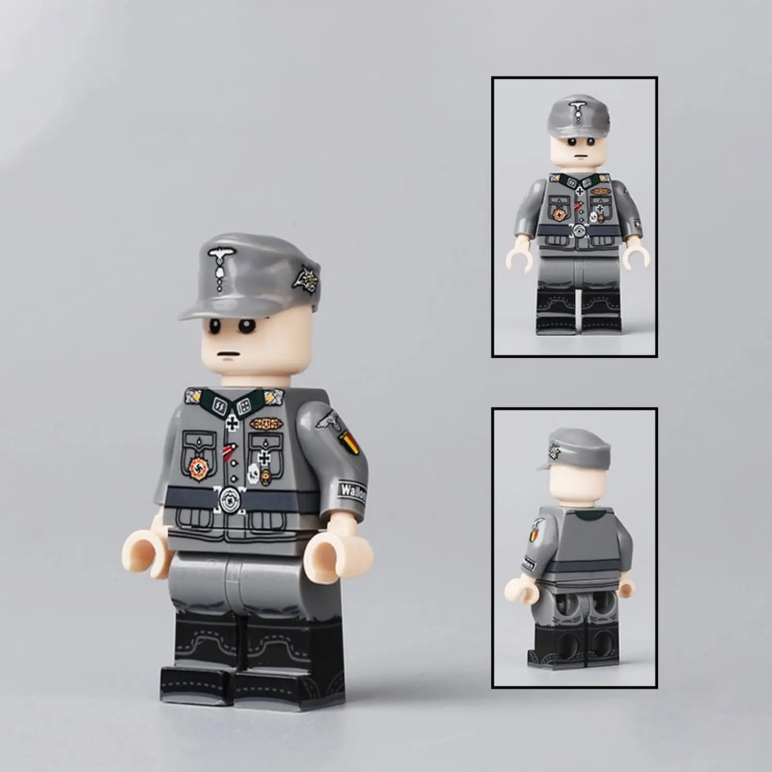 Minifigure – German General officer SS-Obersturmbannführer of the Waffen-SS during World War II (LEGO Compatible) Minifigure – German General officer SS-Obersturmbannführer of the Waffen-SS during World War II (LEGO Compatible)