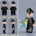 German Kriegsmarine Officer Lieutenant Commander (Navy) from WWII - Custom Printed Brick Block Figure