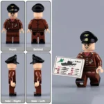 German Kriegsmarine’s U Boat Senior Non Commissioned Officer commander NCO from WWII - Custom Printed Brick Block Figure