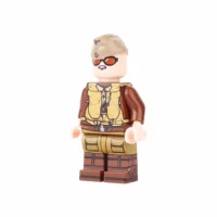 Minifigure – German Luftwaffe Air Force Pilot WWII North African campaign (LEGO Compatible) in white background
