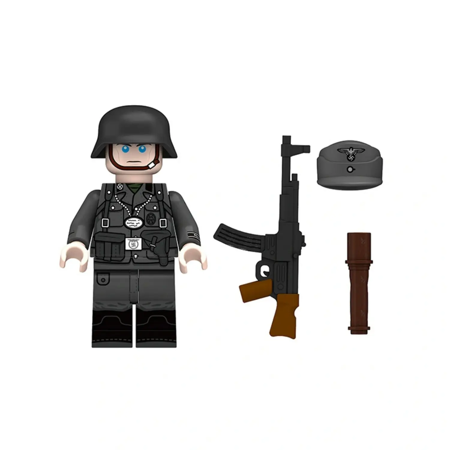 Minifigure – German soldier 11th SS Volunteer Panzergrenadier Division Nordland (LEGO Compatible)
