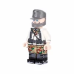 German soldier in a mixed winter uniform from the mid-to-late period of World War II - Custom Printed Brick Block Figure