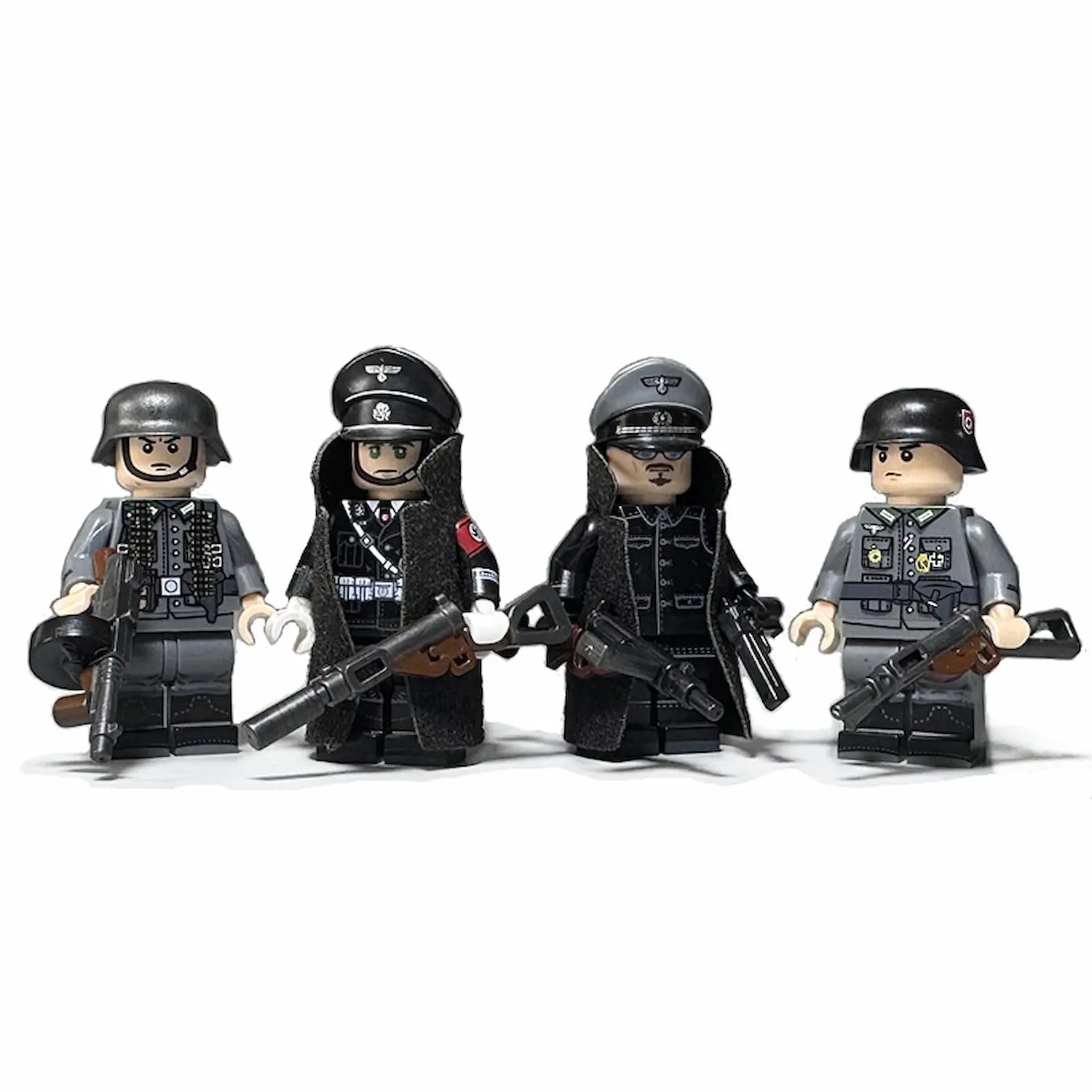 Minifigure – German soldiers Schutzstaffel SS World War II era (LEGO Alternative) Minifigure – German soldiers Schutzstaffel SS World War II era (LEGO Alternative)