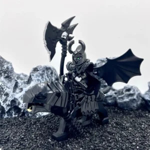 Minifigure – Giant Winged Shadow Berserker Demon and Armored Wolf (LEGO Alternative) Minifigure – Giant Winged Shadow Berserker Demon and Armored Wolf (LEGO Alternative)