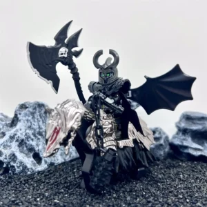 Minifigure – Giant Winged Shadow Berserker Demon and Wolf Headed Warhorse (LEGO Alternative) Minifigure – Giant Winged Shadow Berserker Demon and Wolf Headed Warhorse (LEGO Alternative)