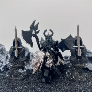 Minifigure – Giant Winged Shadow Berserker Demon and two Ringwraiths (LEGO Alternative) Minifigure – Giant Winged Shadow Berserker Demon and two Ringwraiths (LEGO Alternative)