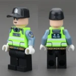 Hong Kong Police Force Traffic Officer - Custom Printed Brick Block Figure