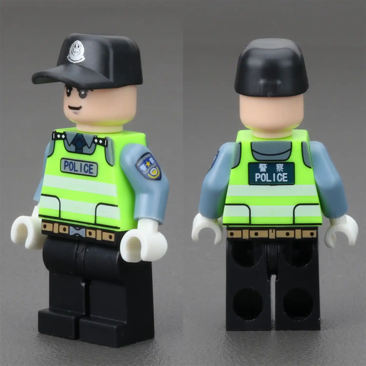 Minifigure – Hong Kong Police Force Traffic Officer (LEGO Alternative)