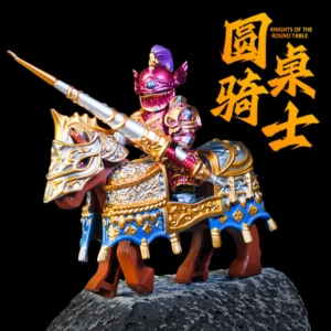 Minifigure – Knight of the Round Table Lancelot and warhorse (LEGO Alternative) 2 Minifigure – Knight of the Round Table Lancelot and warhorse (LEGO Alternative)