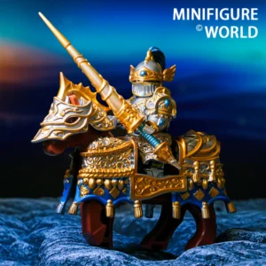 Minifigure – Knight of the Round Table Lancelot and warhorse (LEGO Alternative) 3 Minifigure – Knight of the Round Table Lancelot and warhorse (LEGO Alternative)
