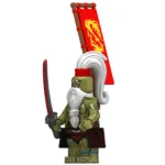 Orc Beastman Samurai Warrior - Custom Printed Brick Block Figure