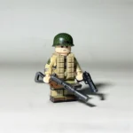 Robert Wayne new replacement trooper of the101st Airborne Division Easy Company Band of Brothers - Custom Printed Brick Block Figure