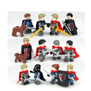 Minifigure – Roman medieval knights or soldiers blue (LEGO Alternative) Minifigure – Roman medieval knights or soldiers blue (LEGO Alternative)