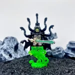 Skeleton Snake Demon equipped with a Shark Tooth Sword - Custom Printed Brick Block Figure