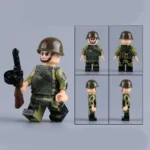 Soviet Army soldier WWII - Custom Printed Brick Block Figure