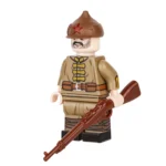 Soviet Red Army soldier Artilleryman from the early to mid 20th century - Custom Printed Brick Block Figure