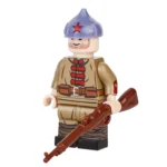 Soviet Red Army soldier from the mid 20th century - Custom Printed Brick Block Figure