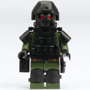 Minifigure – Special Forces Soldier SWAT counter terrorism unit black green (LEGO Alternative) Minifigure – Special Forces Soldier SWAT counter terrorism unit black green (LEGO Alternative)