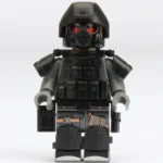 Special Forces Soldier SWAT counter terrorism unit black grey - Custom Printed Brick Block Figure