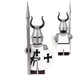 Teutonic Knight - Custom Printed Brick Block Figure