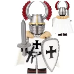 Teutonic Knight - Custom Printed Brick Block Figure
