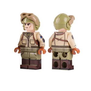 Minifigure – U.S. Army Tank Crewman (specifically a Tank Commander) from World War II (LEGO Compatible) Minifigure – U.S. Army Tank Crewman (specifically a Tank Commander) from World War II (LEGO Compatible)
