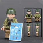 US Army Lieutenant commander General Omar Bradley - Custom Printed Brick Block Figure