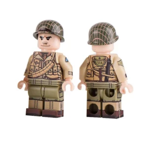 Minifigure – United States Army Soldier combat infantryman Ranger World War II era (LEGO Compatible) Minifigure – United States Army Soldier combat infantryman Ranger World War II era (LEGO Compatible)