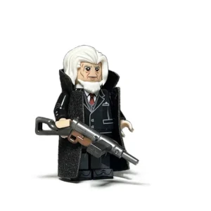 Minifigure – bounty hunter Francisco White headed Eagle (LEGO Alternative) Minifigure – bounty hunter Francisco White headed Eagle (LEGO Alternative)