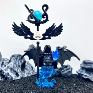 Minifigure – evil sorcerer warlock demon Abyss Demon Mage Warlock (LEGO Alternative) Minifigure – evil sorcerer warlock demon Abyss Demon Mage Warlock (LEGO Alternative)