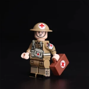 Minifigure – medic the British Royal Army Medical Corps RAMC (LEGO Alternative) Minifigure – medic the British Royal Army Medical Corps RAMC (LEGO Alternative)