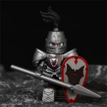 medieval Bat Knight - Custom Printed Brick Block Figure
